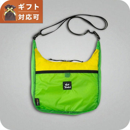 ワイルドシングス WILD THINGS ショルダーバッグ WT-380-3831-GREEN-YELLOW メンズ レディース グリーン WQ00054595