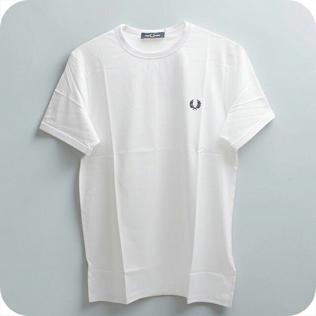 フレッドペリー FRED PERRY Ringer T-Shirt M3519 Tシャツ M3519-100-WHITE-XL ユニセックス ホワイト Tシャツ WQ00055011