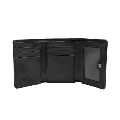 ヴィヴィアンウエストウッド VIVIENNE WESTWOOD SMALL FRAME WALLET 3つ折り財布 5115002NW-L003E-N403 レディース ブラック WQ00055134