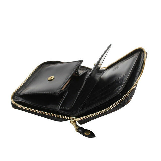 グレンロイヤル GLENROYAL ZIP AROUND SMALL WALLET 二つ折り財布 03-5814-NEWBLACK メンズ レディース NEW BLACK WQ00055140