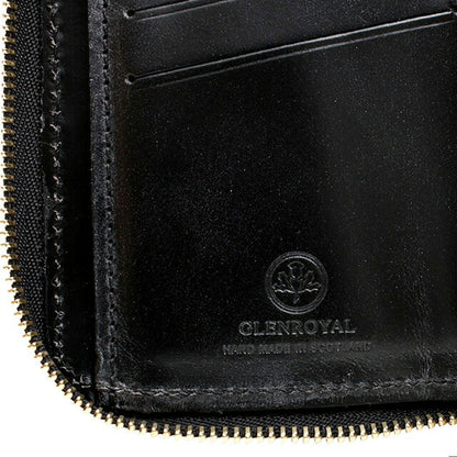 グレンロイヤル GLENROYAL ZIP AROUND SMALL WALLET 二つ折り財布 03-5814-NEWBLACK メンズ レディース NEW BLACK WQ00055140