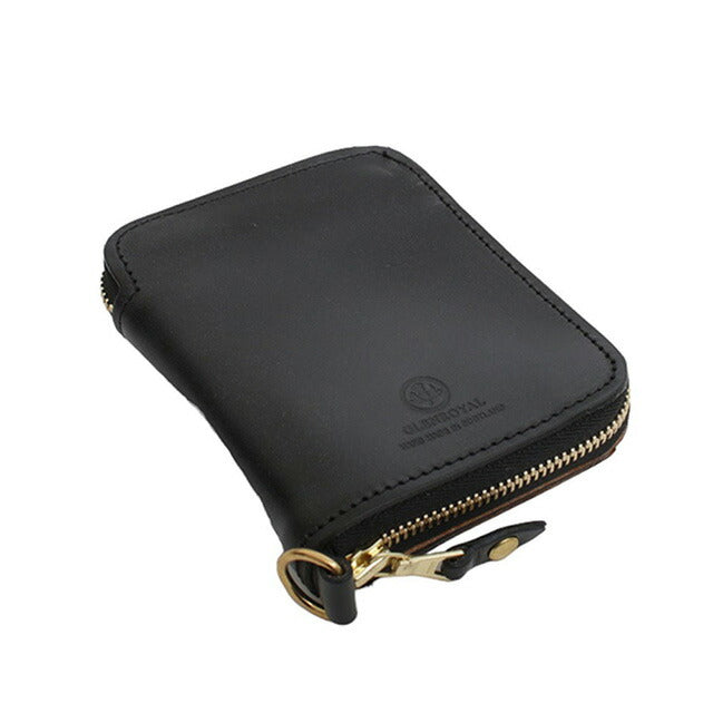 グレンロイヤル GLENROYAL ZIP AROUND SMALL WALLET 二つ折り財布 03-5814-NEWBLACK メンズ レディース NEW BLACK WQ00055140
