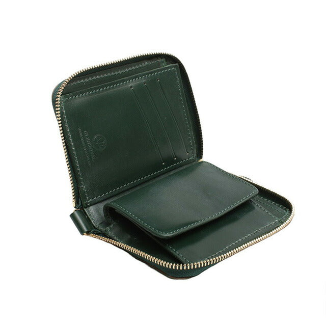 グレンロイヤル GLENROYAL ZIP AROUND SMALL WALLET 二つ折り財布 03-5814-BOTTLEGREEN メンズ レディース BOTTLE GREEN WQ00055141