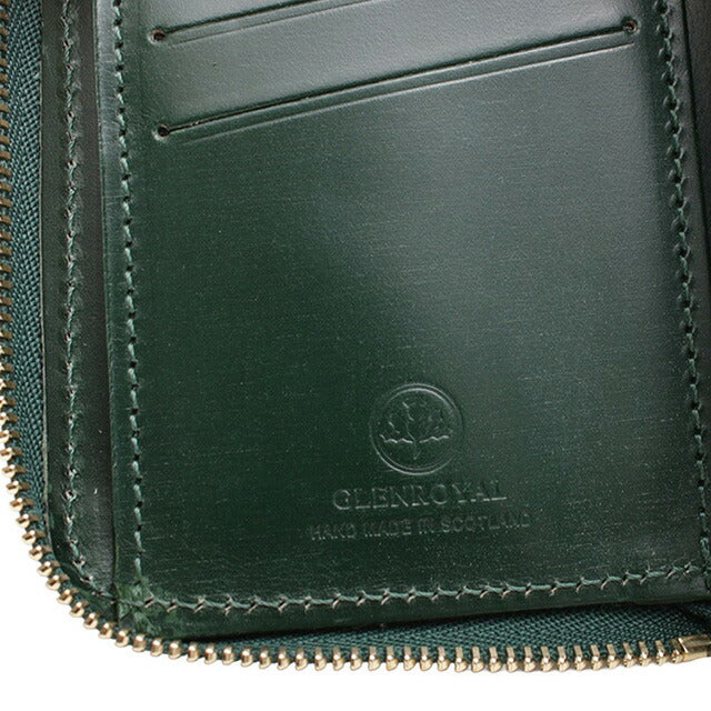 グレンロイヤル GLENROYAL ZIP AROUND SMALL WALLET 二つ折り財布 03-5814-BOTTLEGREEN メンズ レディース BOTTLE GREEN WQ00055141