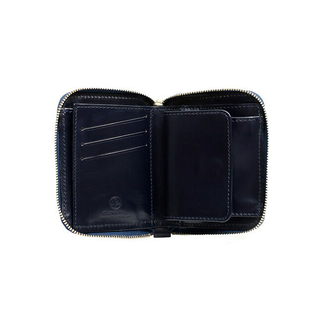 グレンロイヤル GLENROYAL ZIP AROUND SMALL WALLET 二つ折り財布 03-5814-DARKBLUE メンズ レディース DARK BLUE WQ00055142