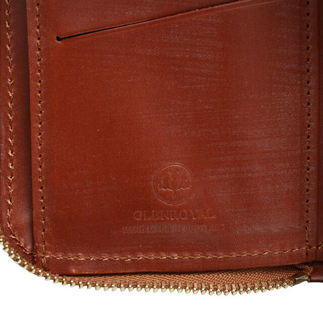 グレンロイヤル GLENROYAL ZIP AROUND SMALL WALLET 二つ折り財布 03-5814-OXFORDTAN メンズ レディース OXFORD TAN WQ00055143