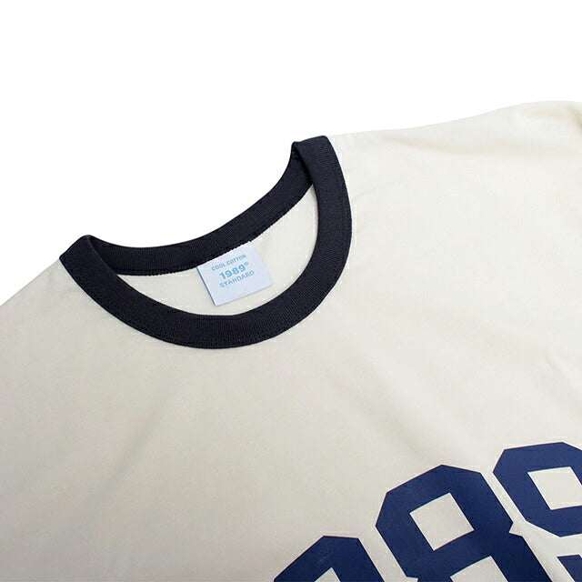 1989スタンダード 1989 STANDARD Tシャツ SRSSTD-0004-IVORY-M ユニセックス アイボリー OUR 1989 Tシャツ Cool Cotton Ringer Tシャツ WQ00055541