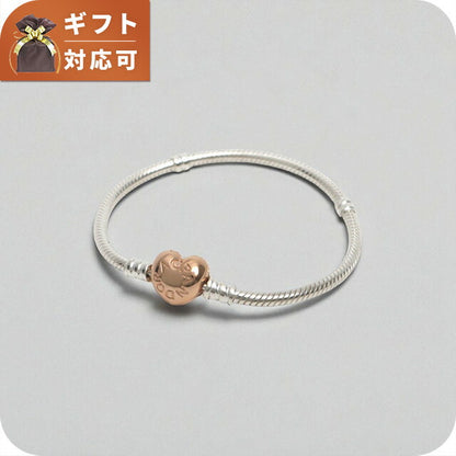 パンドラ PANDORA PANDORA Moments Heart &amp; Snake Chain Bracelet ブレスレット 580719-17 レディース シルバー WQ00055613
