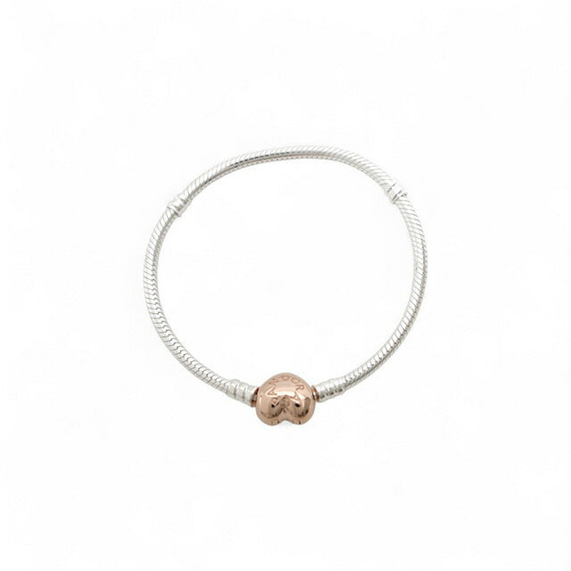 パンドラ PANDORA PANDORA Moments Heart &amp; Snake Chain Bracelet ブレスレット 580719-18 レディース シルバー WQ00055614