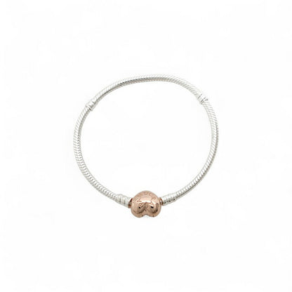 パンドラ PANDORA PANDORA Moments Heart &amp; Snake Chain Bracelet ブレスレット 580719-18 レディース シルバー WQ00055614
