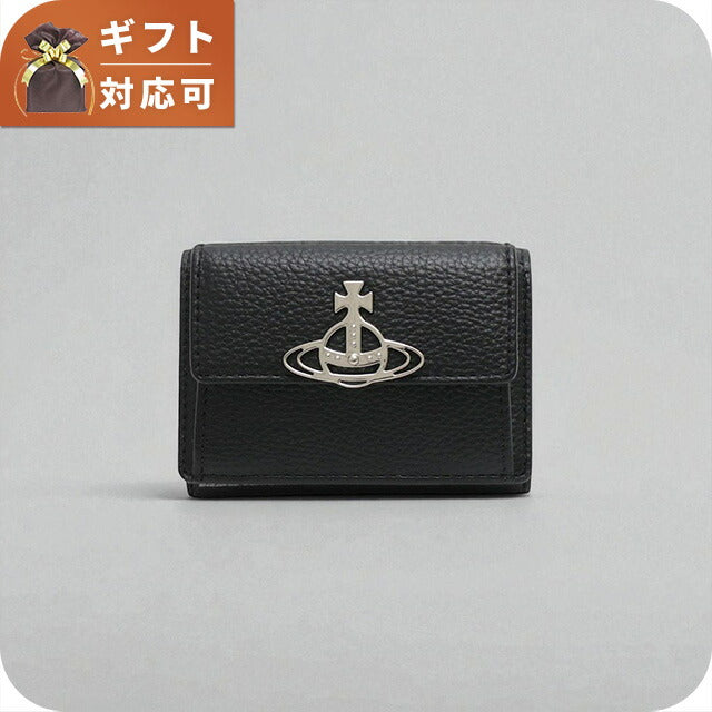 ヴィヴィアンウエストウッド VIVIENNE WESTWOOD 3つ折り財布 5115002UW-S000D-N403 レディース ブラック WQ00055620