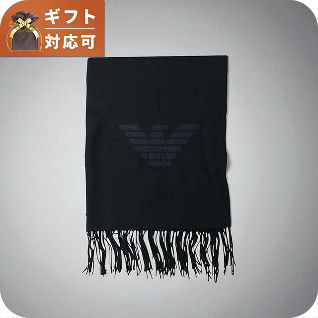 エンポリオアルマーニ EMPORIO ARMANI マフラー 625214-CC318-00020 メンズ ブラック マフラー WQ00055711