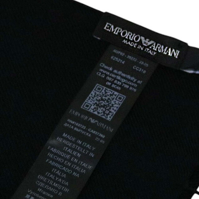 エンポリオアルマーニ EMPORIO ARMANI マフラー 625214-CC318-00020 メンズ ブラック マフラー WQ00055711