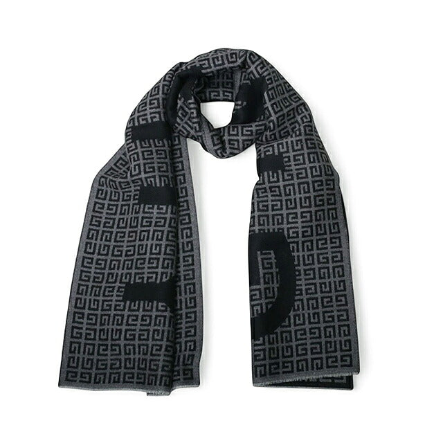 ジバンシー GIVENCHY マフラー GV3518-J6261-003 ユニセックス メンズ レディース グレー マフラー WQ00055757