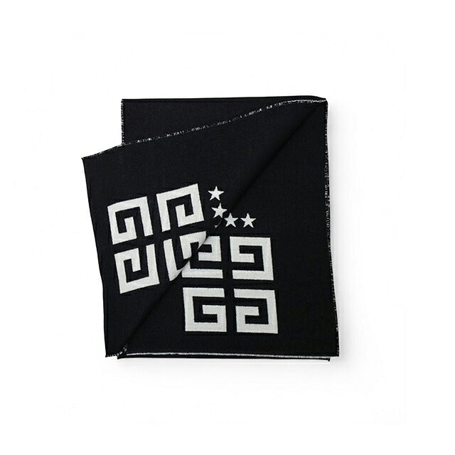 ジバンシー GIVENCHY マフラー GV3518-J5784-001 ユニセックス メンズ レディース ブラック マフラー WQ00055759