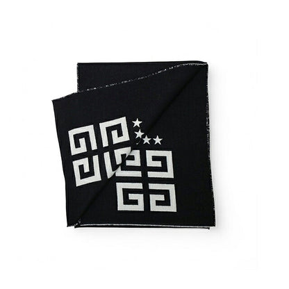ジバンシー GIVENCHY マフラー GV3518-J5784-001 ユニセックス メンズ レディース ブラック マフラー WQ00055759