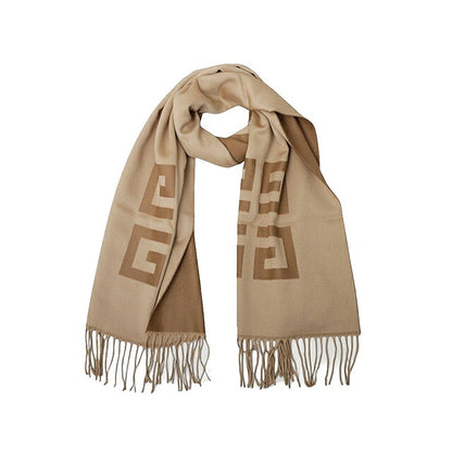 ジバンシー GIVENCHY マフラー GV3518-J5780-001 ユニセックス メンズ レディース ベージュ マフラー WQ00055760