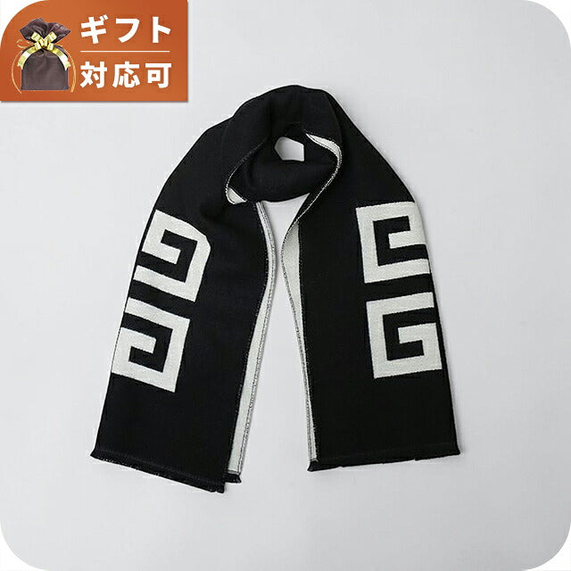 ジバンシー GIVENCHY マフラー GV3518-J6262-001 ユニセックス メンズ レディース ブラック マフラー WQ00055761