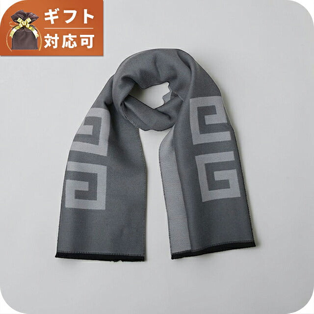 ジバンシー GIVENCHY マフラー GV3518-J6262-003 ユニセックス メンズ レディース グレー マフラー WQ00055763