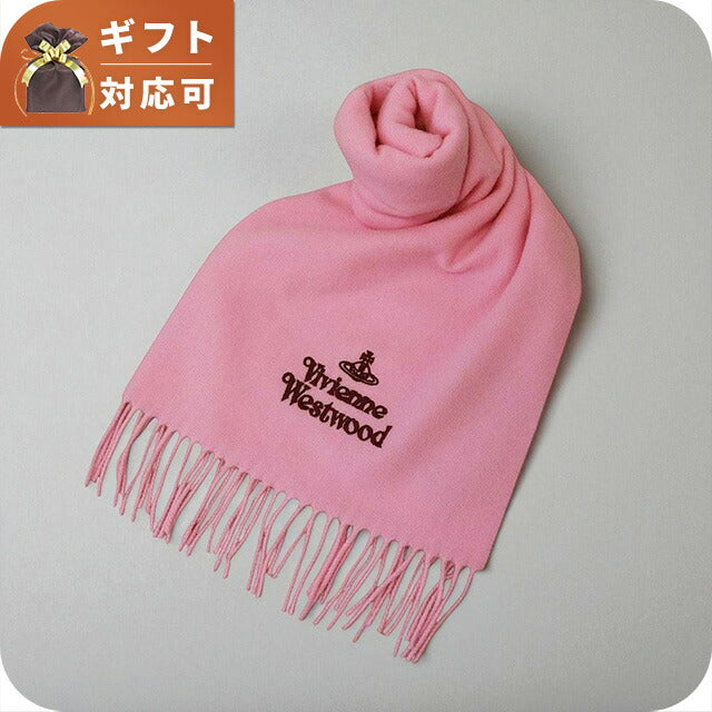 ヴィヴィアンウエストウッド VIVIENNE WESTWOOD マフラー 25-W00Q7-G401 レディース メンズ ピンク マフラー WQ00055833