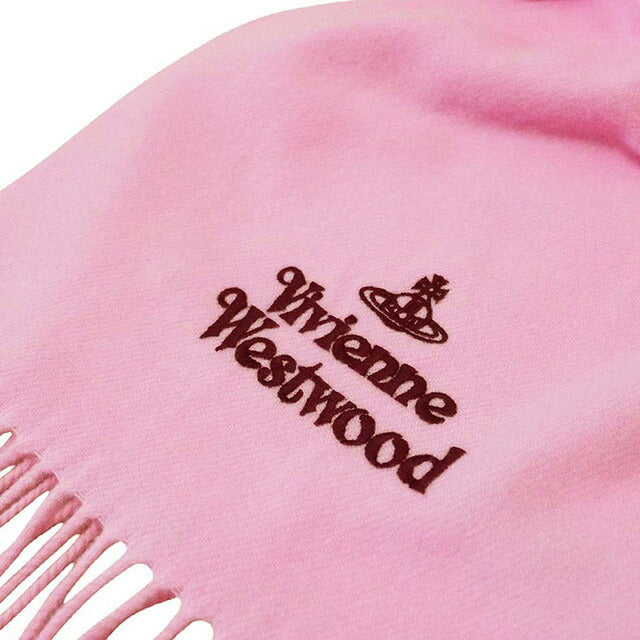ヴィヴィアンウエストウッド VIVIENNE WESTWOOD マフラー 25-W00Q7-G401 レディース メンズ ピンク マフラー WQ00055833