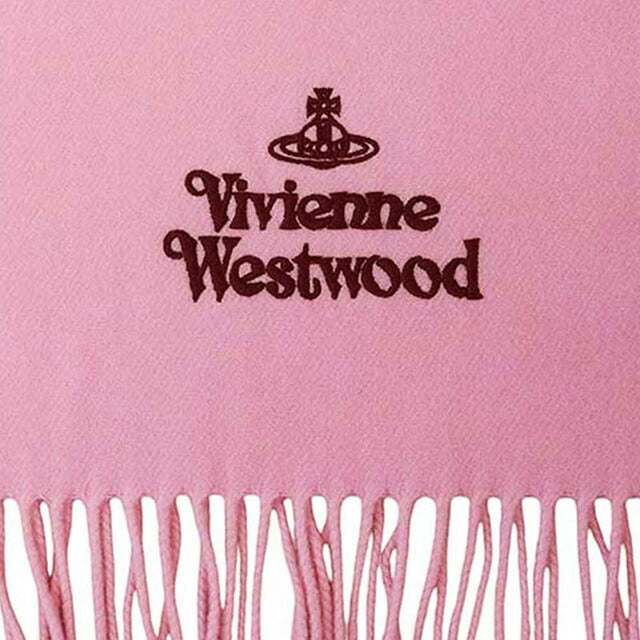 ヴィヴィアンウエストウッド VIVIENNE WESTWOOD マフラー 25-W00Q7-G401 レディース メンズ ピンク マフラー WQ00055833