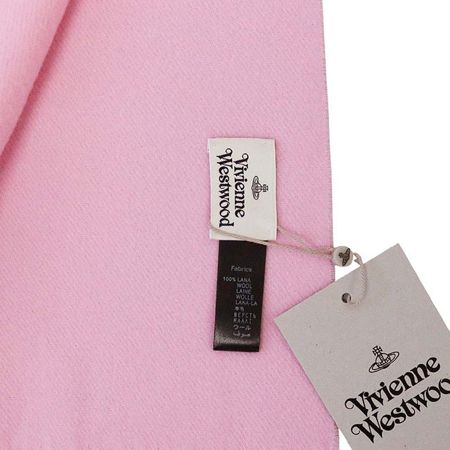 ヴィヴィアンウエストウッド VIVIENNE WESTWOOD マフラー 25-W00Q7-G401 レディース メンズ ピンク マフラー WQ00055833