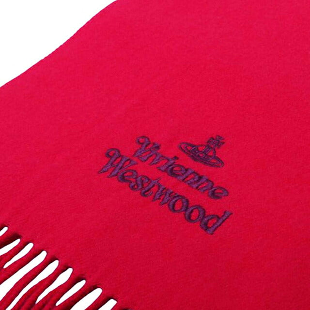ヴィヴィアンウエストウッド VIVIENNE WESTWOOD マフラー 25-W00Q7-H401 レディース メンズ レッド マフラー WQ00055834