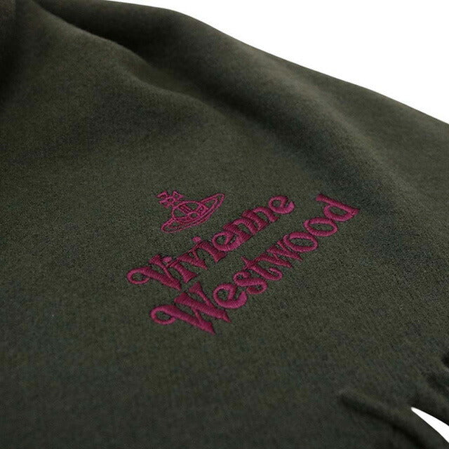 ヴィヴィアンウエストウッド VIVIENNE WESTWOOD マフラー 25-W00Q7-M411 レディース メンズ ダークグリーン マフラー WQ00055837