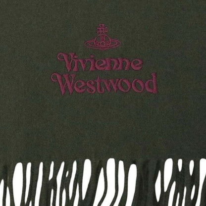 ヴィヴィアンウエストウッド VIVIENNE WESTWOOD マフラー 25-W00Q7-M411 レディース メンズ ダークグリーン マフラー WQ00055837