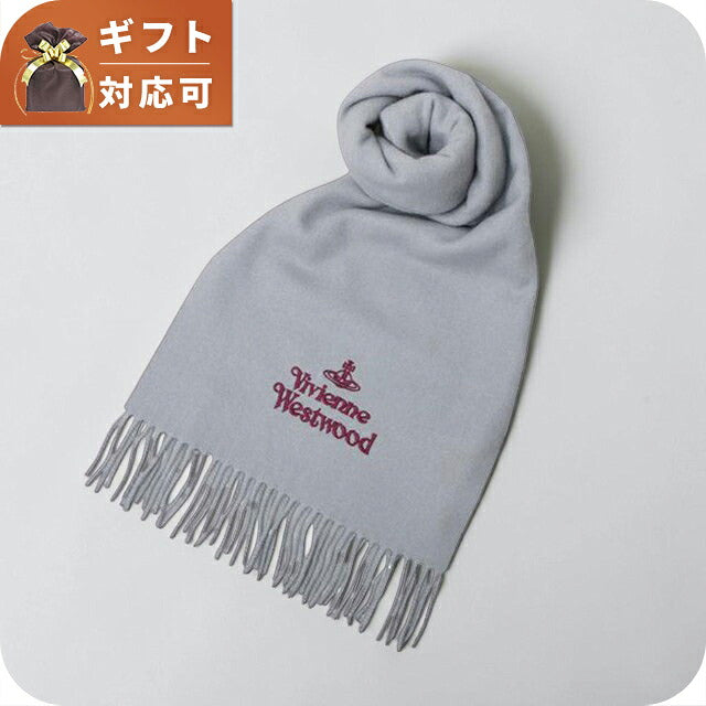 ヴィヴィアンウエストウッド VIVIENNE WESTWOOD マフラー 25-W00Q7-P403 レディース メンズ ライトグレー マフラー WQ00055839