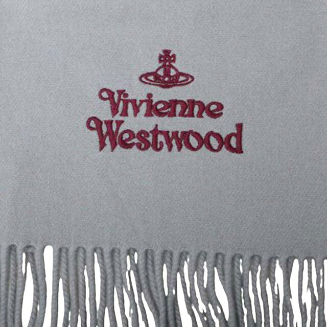ヴィヴィアンウエストウッド VIVIENNE WESTWOOD マフラー 25-W00Q7-P403 レディース メンズ ライトグレー マフラー WQ00055839