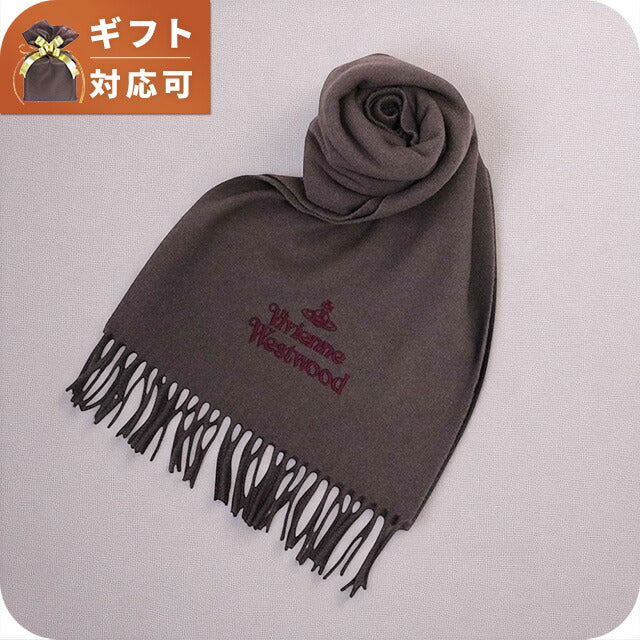 ヴィヴィアンウエストウッド VIVIENNE WESTWOOD マフラー 25-W00Q7-D401 レディース メンズ ブラウン マフラー WQ00055840