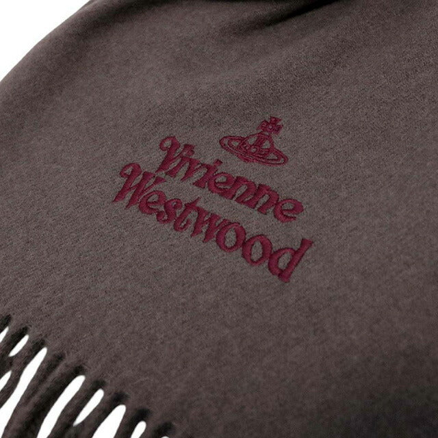 ヴィヴィアンウエストウッド VIVIENNE WESTWOOD マフラー 25-W00Q7-D401 レディース メンズ ブラウン マフラー WQ00055840