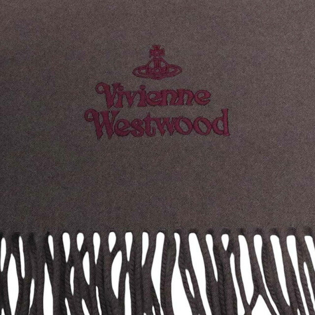 ヴィヴィアンウエストウッド VIVIENNE WESTWOOD マフラー 25-W00Q7-D401 レディース メンズ ブラウン マフラー WQ00055840