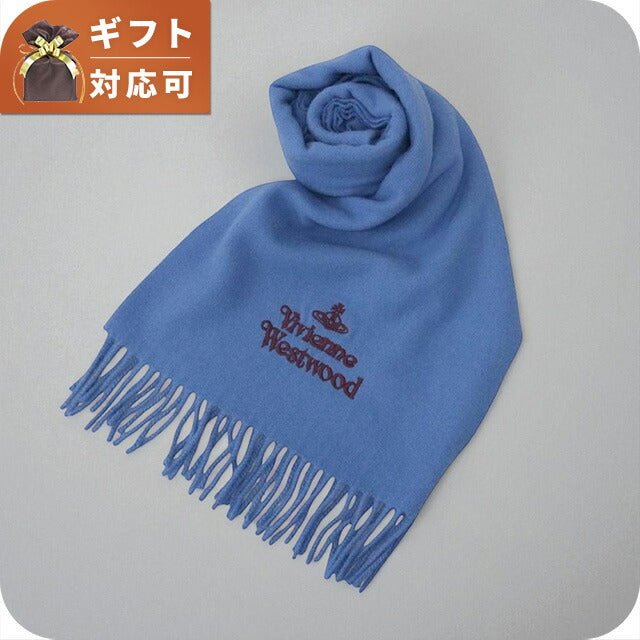 ヴィヴィアンウエストウッド VIVIENNE WESTWOOD マフラー 25-W00Q7-K401 レディース メンズ ブルー マフラー WQ00055841