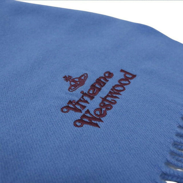ヴィヴィアンウエストウッド VIVIENNE WESTWOOD マフラー 25-W00Q7-K401 レディース メンズ ブルー マフラー WQ00055841