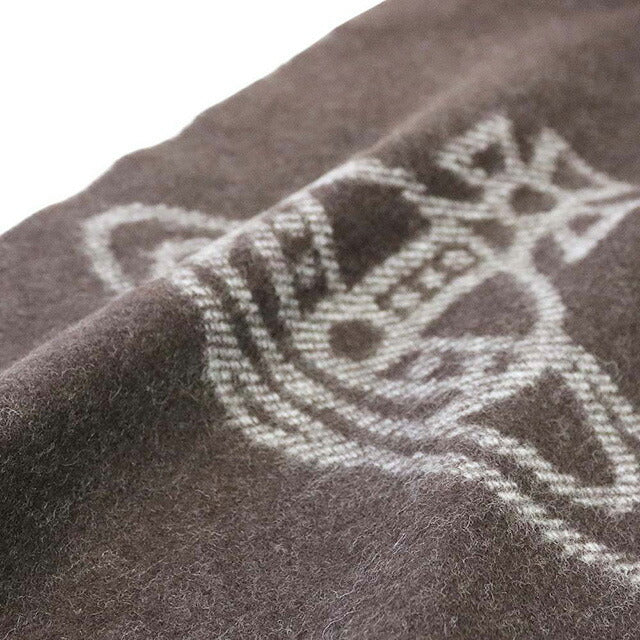 ヴィヴィアンウエストウッド VIVIENNE WESTWOOD マフラー 25-W00ZH-D401 レディース メンズ ビッグオーブロゴ ブラウン マフラー WQ00055842