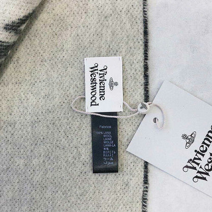 ヴィヴィアンウエストウッド VIVIENNE WESTWOOD マフラー 25-W00ZH-N402 レディース メンズ ビッグオーブロゴ ブラック マフラー WQ00055845