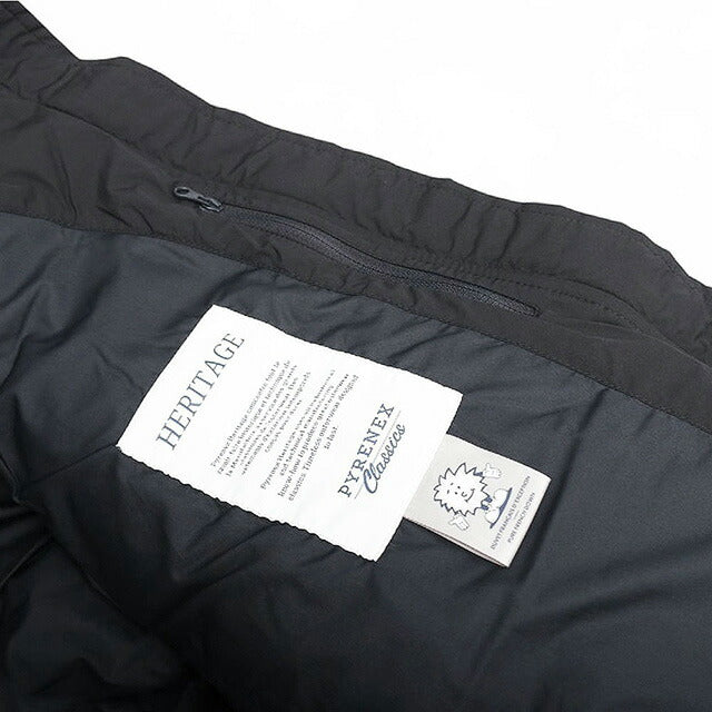 ピレネックス PYRENEX SPOUTNIC MINI RIPSTOP JACKET ダウンジャケット HMY022-BLACK-XL メンズ ブラック ダウンジャケット WQ00056060