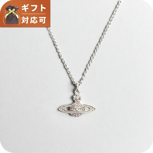 ヴィヴィアンウエストウッド VIVIENNE WESTWOOD MINI BAS RELIEF ネックレス 63020086-02P656 レディース シルバー ピンク WQ00056075