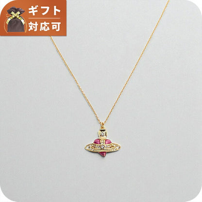 ヴィヴィアンウエストウッド VIVIENNE WESTWOOD DIAMANTE HEART ネックレス 630203BM-02R927 レディース ゴールド ピンク WQ00056077