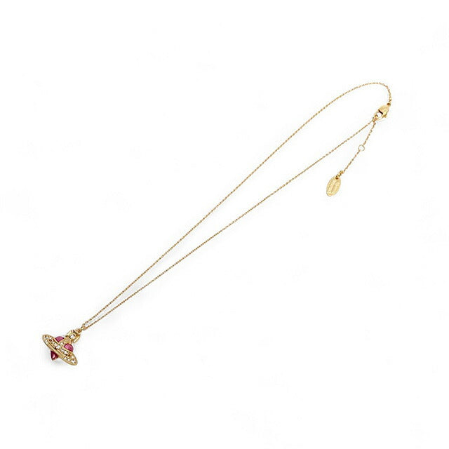 ヴィヴィアンウエストウッド VIVIENNE WESTWOOD DIAMANTE HEART ネックレス 630203BM-02R927 レディース ゴールド ピンク WQ00056077