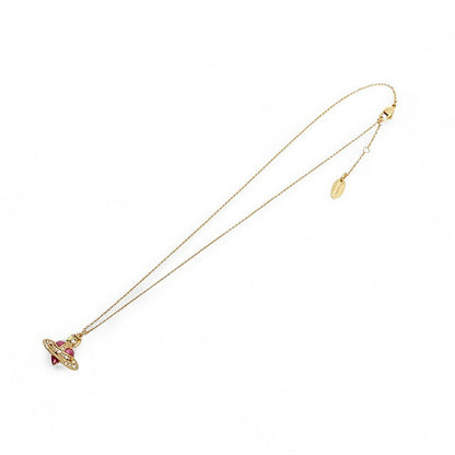 ヴィヴィアンウエストウッド VIVIENNE WESTWOOD DIAMANTE HEART ネックレス 630203BM-02R927 レディース ゴールド ピンク WQ00056077