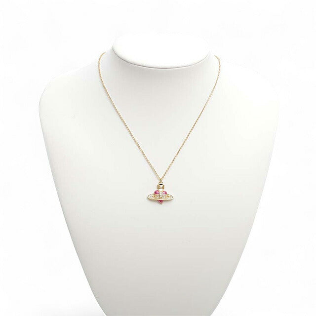 ヴィヴィアンウエストウッド VIVIENNE WESTWOOD DIAMANTE HEART ネックレス 630203BM-02R927 レディース ゴールド ピンク WQ00056077