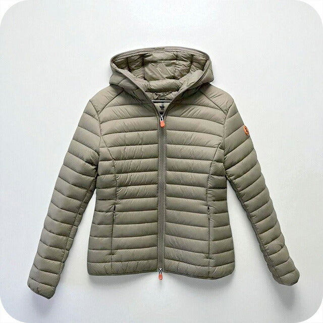 セイブ ザ ダック SAVE THE DUCK DAISY D33620W GIGA ダウンジャケット D33620W-40021-ELEPHANTGREY-1 レディース ジャケット WQ00056097