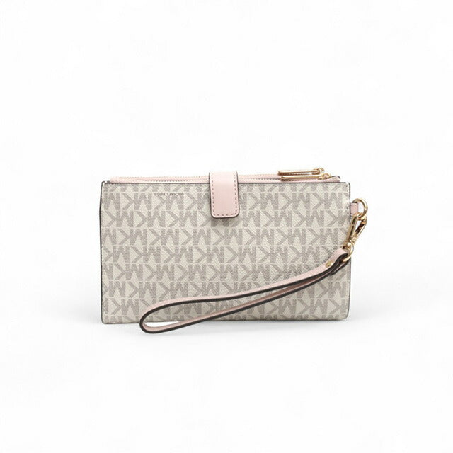マイケルコース MICHAEL KORS JET SET TRAVEL DOUBLE ZIP WRISTLET 二つ折り財布 35F8GTVW0B-PWDBLSHMLT MK レディース WQ00056107