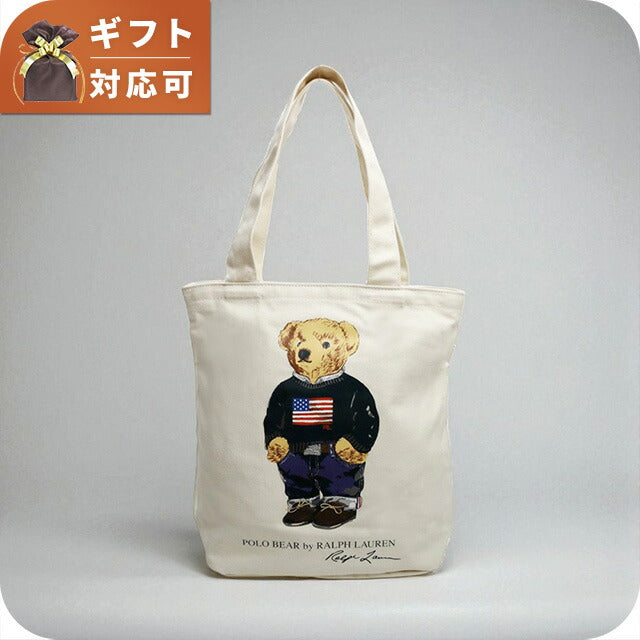 ポロラルフローレン POLO RALPH LAUREN BEAR TOTEトートバッグ 9AR021-W3Y NATURAL ベージュ メンズ レディース WQ00056242