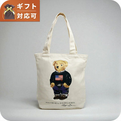 ポロラルフローレン POLO RALPH LAUREN BEAR TOTEトートバッグ 9AR021-W3Y NATURAL ベージュ メンズ レディース WQ00056242