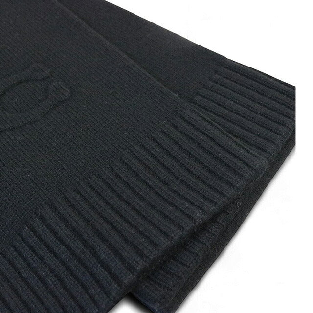 Coach COACH EMBOSSED KNIT MUFFLER Muffler CCL86-BLK Unisex Muffler WQ00056537